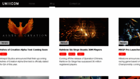 What Uniii.com website looked like in 2018 (7 years ago)