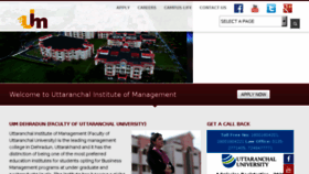 What Uimdehradun.com website looked like in 2018 (6 years ago)