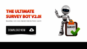What Ultimatesurveybot.com website looked like in 2018 (5 years ago)