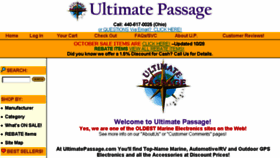 What Ultimatepassage.com website looked like in 2018 (6 years ago)