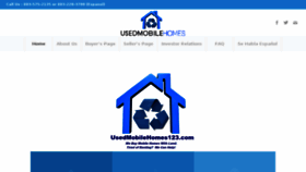 What Usedmobilehomes123.com website looked like in 2018 (5 years ago)