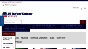 What Ustoolandfastener.com website looked like in 2018 (5 years ago)