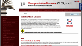 What Ucl.cas.cz website looked like in 2018 (7 years ago)