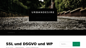 What Urbandesire.de website looked like in 2018 (6 years ago)