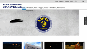 What Ufo.se website looked like in 2018 (5 years ago)