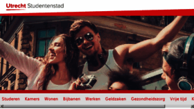 What Utrechtstudentenstad.nl website looked like in 2018 (5 years ago)