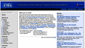 What Utia.cz website looked like in 2018 (7 years ago)