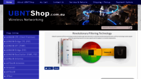 What Ubiquitishop.com.au website looked like in 2018 (5 years ago)