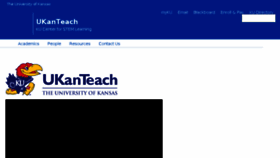 What Ukanteach.ku.edu website looked like in 2018 (5 years ago)