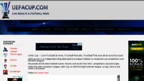What Uefacup.com website looked like in 2018 (6 years ago)