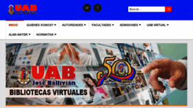 What Uabjb.edu.bo website looked like in 2018 (5 years ago)