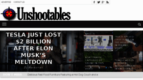 What Unshootables.com website looked like in 2018 (6 years ago)