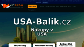 What Usa-balik.cz website looked like in 2018 (5 years ago)