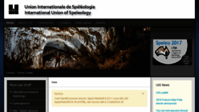 What Uis-speleo.org website looked like in 2018 (5 years ago)