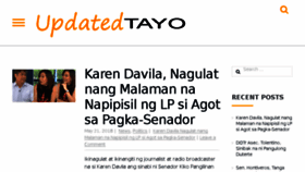 What Updatedtayo.info website looked like in 2018 (6 years ago)