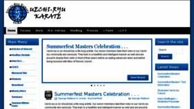 What Uechi-ryu.com website looked like in 2018 (5 years ago)