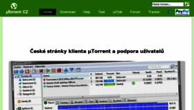 What Utorrent.cz website looked like in 2018 (5 years ago)