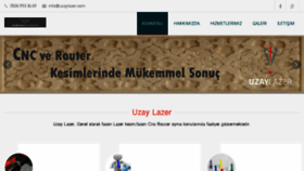 What Uzaylazer.com website looked like in 2018 (5 years ago)