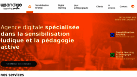 What Upandgo.fr website looked like in 2018 (5 years ago)