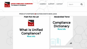 What Unifiedcompliance.com website looked like in 2018 (5 years ago)
