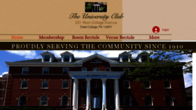 What Universityclubstatecollege.com website looked like in 2018 (5 years ago)