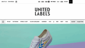 What Unitedlabels.co.kr website looked like in 2018 (5 years ago)