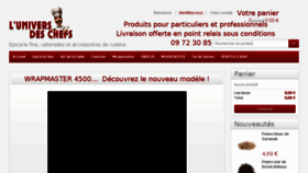 What Universdeschefs.fr website looked like in 2018 (5 years ago)