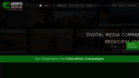 What Uniproeducation.com website looked like in 2018 (5 years ago)