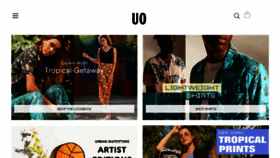 What Urbanoutfitters.com website looked like in 2018 (5 years ago)