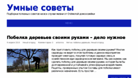 What Umnye-sovety.ru website looked like in 2018 (5 years ago)