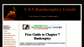 What Usa-bankruptcy-guide.com website looked like in 2018 (5 years ago)