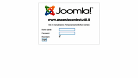 What Uscosiocontrotutti.it website looked like in 2018 (5 years ago)