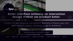 What Userflow.nl website looked like in 2018 (5 years ago)