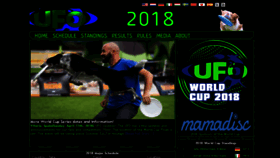 What Ufoworldcup.org website looked like in 2018 (7 years ago)