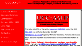 What Ucc-aaup.org website looked like in 2018 (6 years ago)