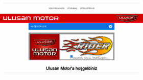 What Ulusanmotor.com.tr website looked like in 2018 (5 years ago)
