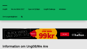 What Ung08.se website looked like in 2018 (5 years ago)