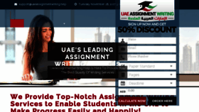 What Uaeassignmentwriting.help website looked like in 2018 (5 years ago)