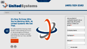 What Unitedsystemsok.com website looked like in 2018 (5 years ago)