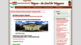 What Ueber-ungarn.de website looked like in 2018 (5 years ago)