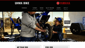 What Uhma-bike.pl website looked like in 2018 (5 years ago)