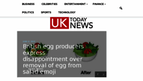 What Uktodaynews.com website looked like in 2018 (5 years ago)