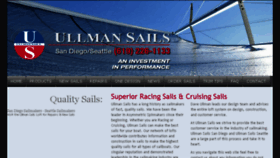What Ullmansailssandiego.com website looked like in 2018 (5 years ago)