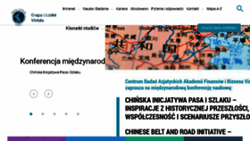 What Usosweb.vistula.edu.pl website looked like in 2018 (5 years ago)