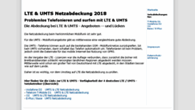 What Umts-netzabdeckung.de website looked like in 2018 (5 years ago)