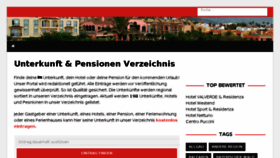 What Unterkunft-pensionen.de website looked like in 2018 (5 years ago)