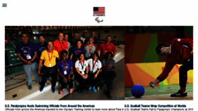What Usparalympics.org website looked like in 2018 (5 years ago)