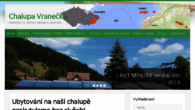 What Ubytovanichalupa.cz website looked like in 2018 (5 years ago)