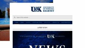 What Unknews.unk.edu website looked like in 2018 (5 years ago)