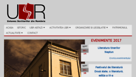 What Uniuneascriitorilor.ro website looked like in 2018 (5 years ago)